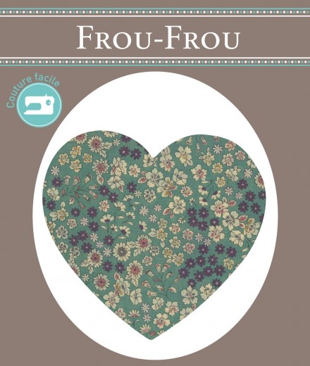 CORAZON TERMOADHESIVO FLORES TURQUESA (mín. 5u.)